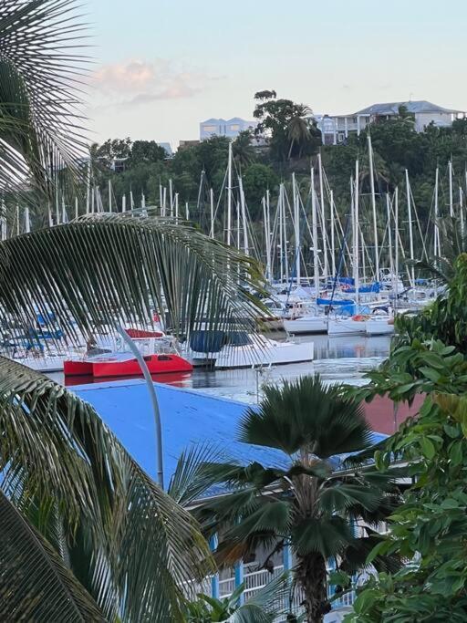 Duplex Marina Gosier- Vue Mer Et Bateaux Equipe D'Une Citerne Reliee A L'Eau De Ville Le Gosier  Eksteriør bilde